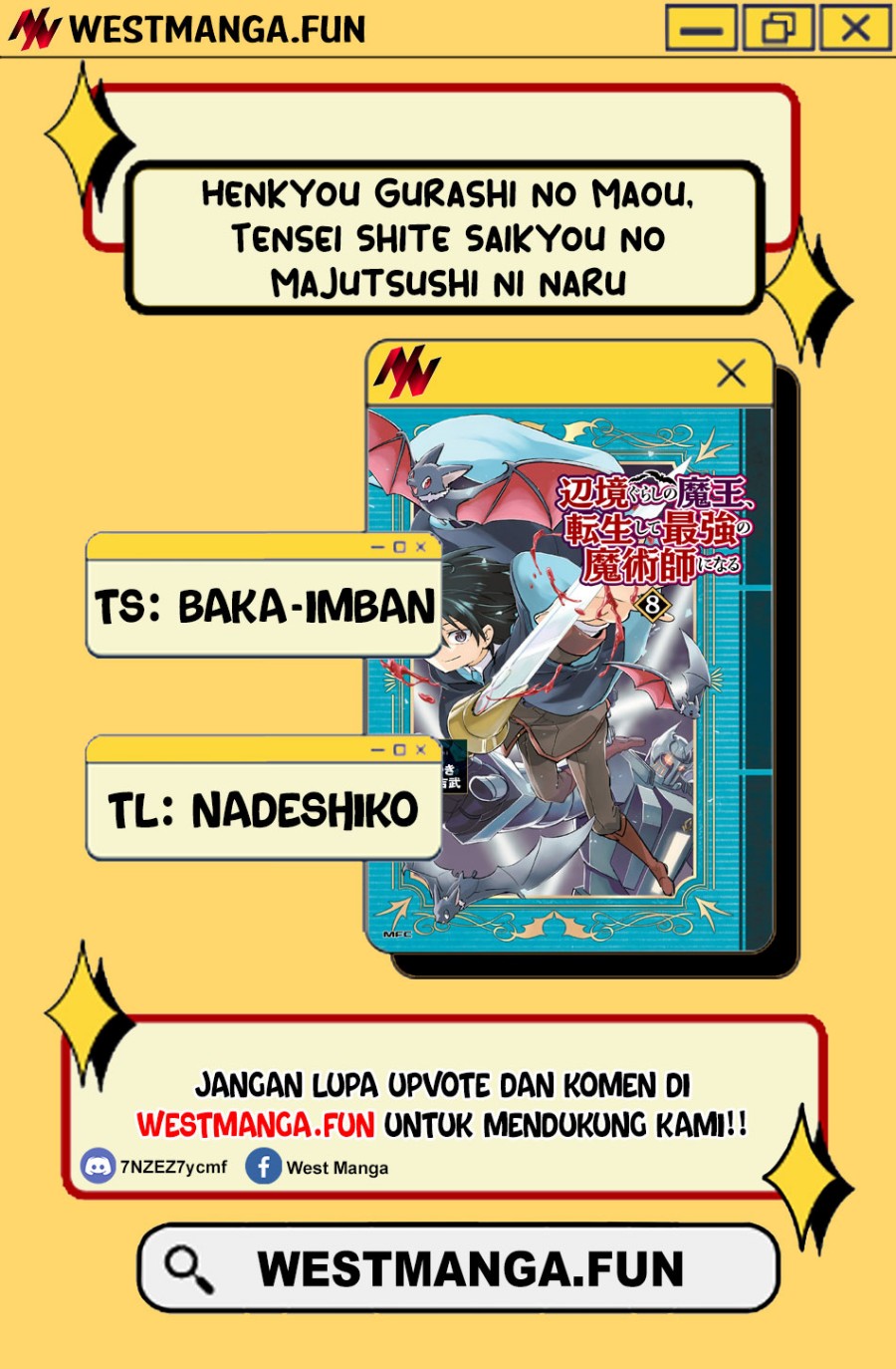 Henkyou Gurashi no Maou, Tensei shite Saikyou no Majutsushi ni naru ~Aisarenagara Nariagaru Moto Maō wa, Ningen o Shiritai~ Chapter 44 Gambar 3